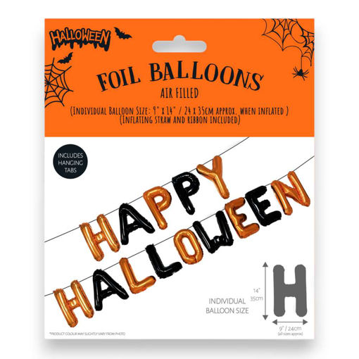 Picture of HAPPY HALLOWEEN FOIL BALLOON - 24X35CM